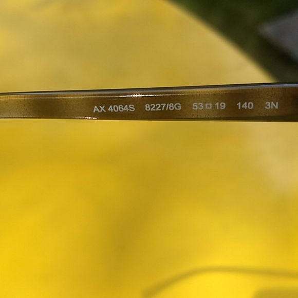 Armani Exchange sunnies NWOT +NWT case main image 13